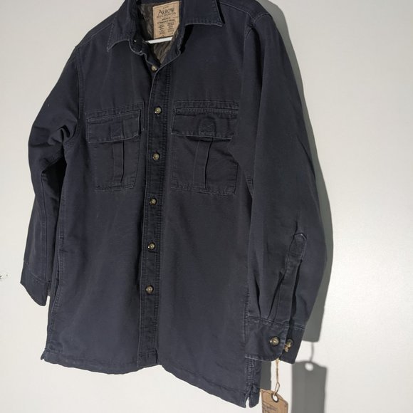 NWT Arrow Blue Jeans Co. Workwear Insulated Jacket Blue Size Small - Picture 2 of 7